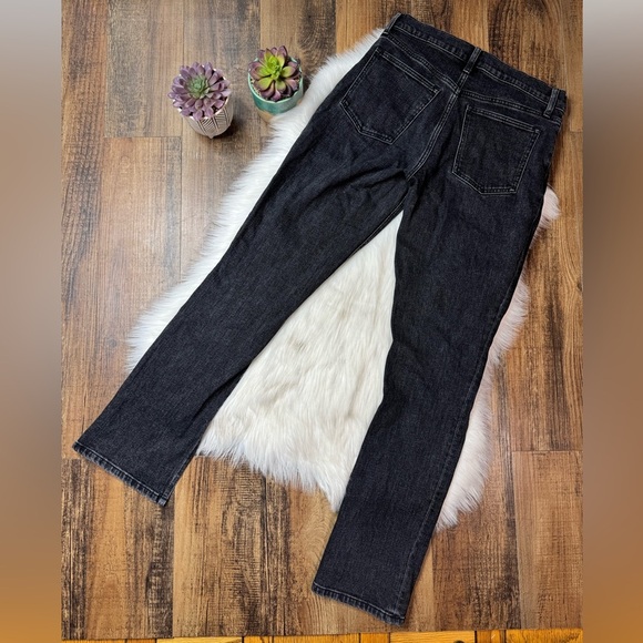 Abercrombie & Fitch The Skinny High Rise Split Hem Jeans Black - Picture 6 of 6